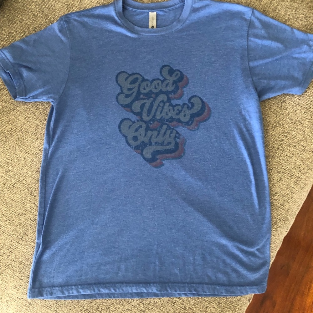 Next level brand shirt. Women’s T-Shirt. Heather blue color